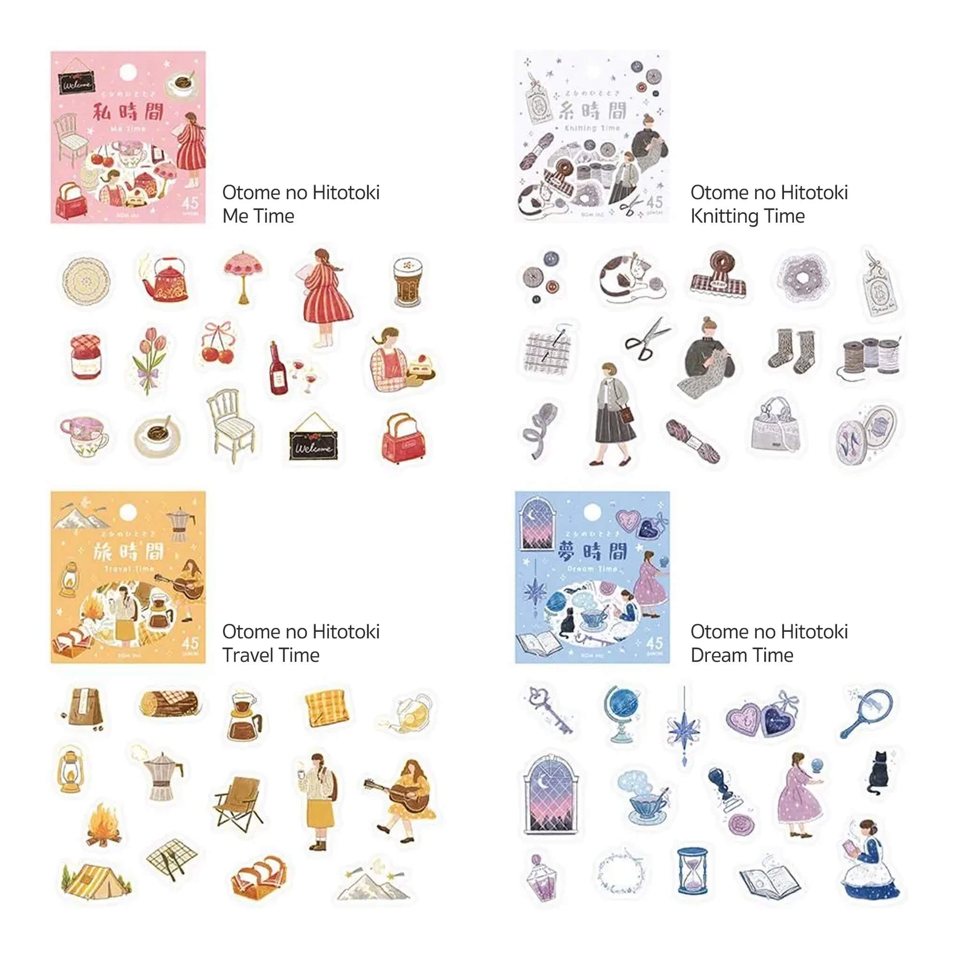 BGM Foil Flake Sticker Otome no Hitotoki - Dream Time - Flake Stickers