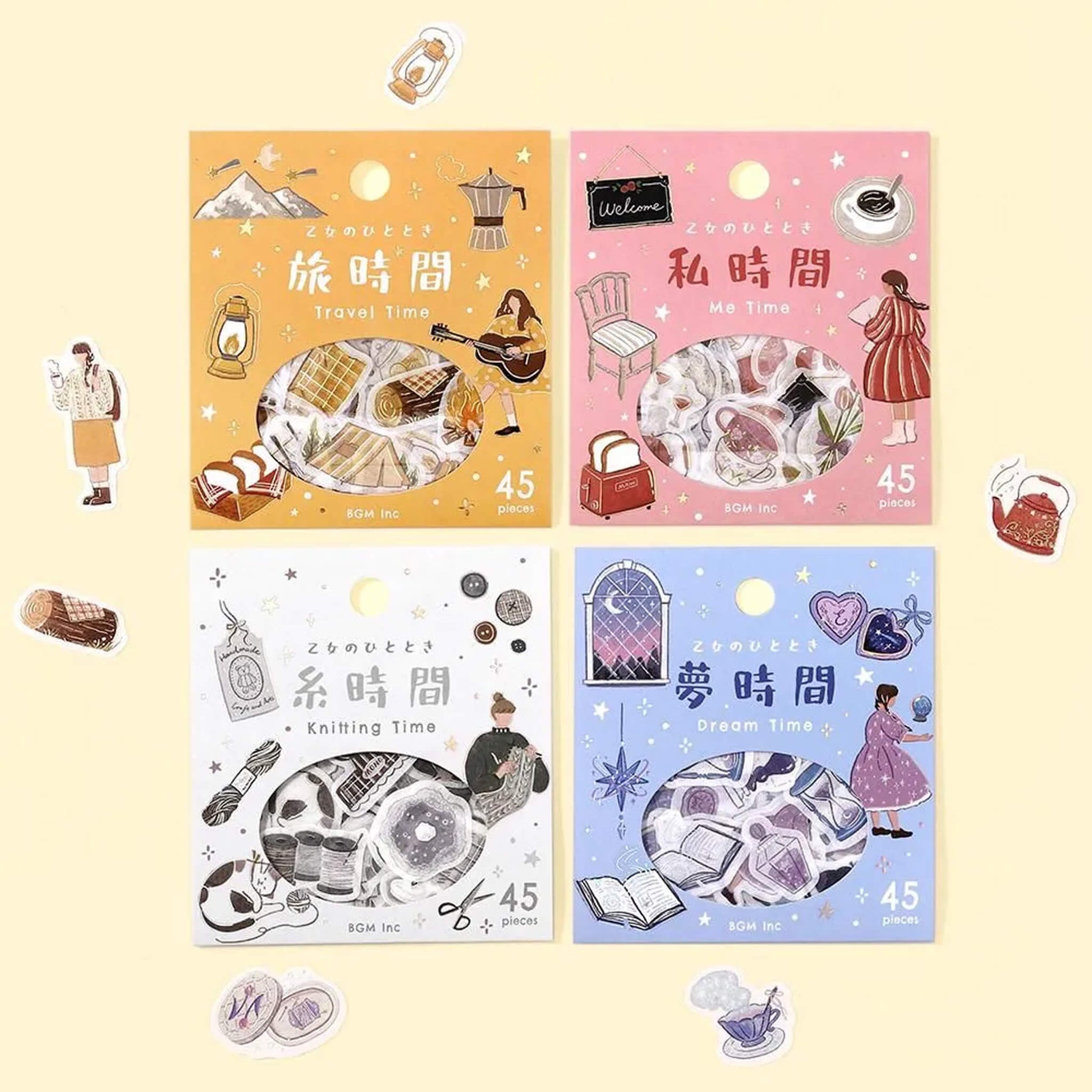 BGM Foil Flake Sticker Otome no Hitotoki - Dream Time - Flake Stickers