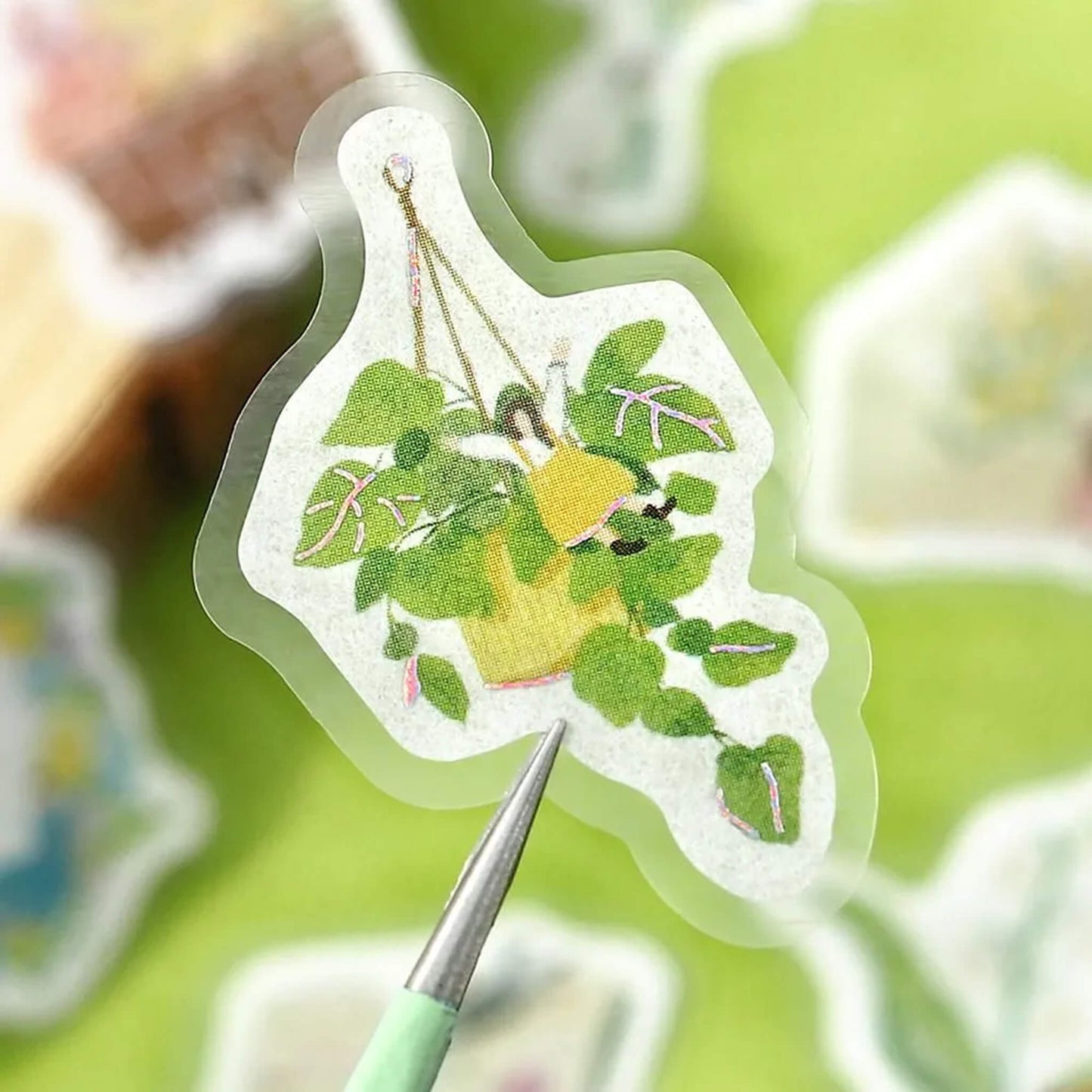 BGM Foil Flake Sticker Petit Story - Garden - Flake Stickers