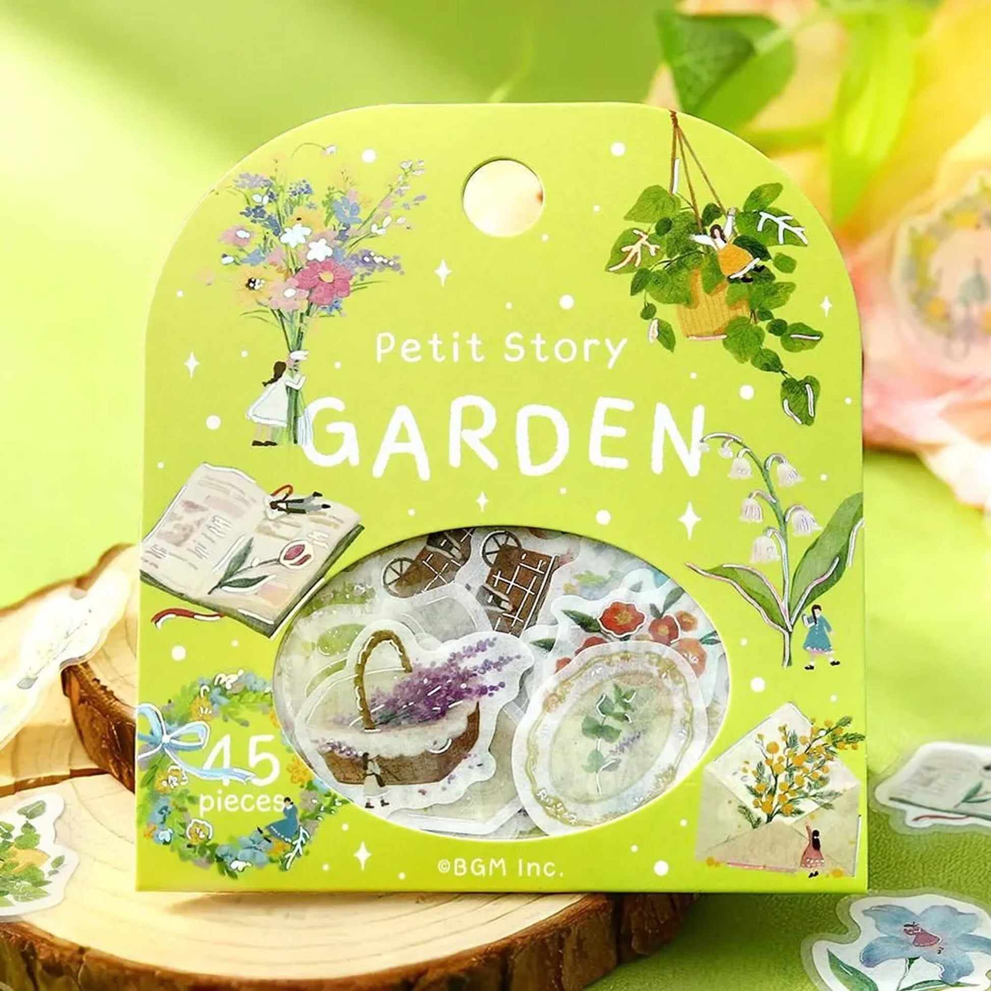 BGM Foil Flake Sticker Petit Story - Garden - Flake Stickers