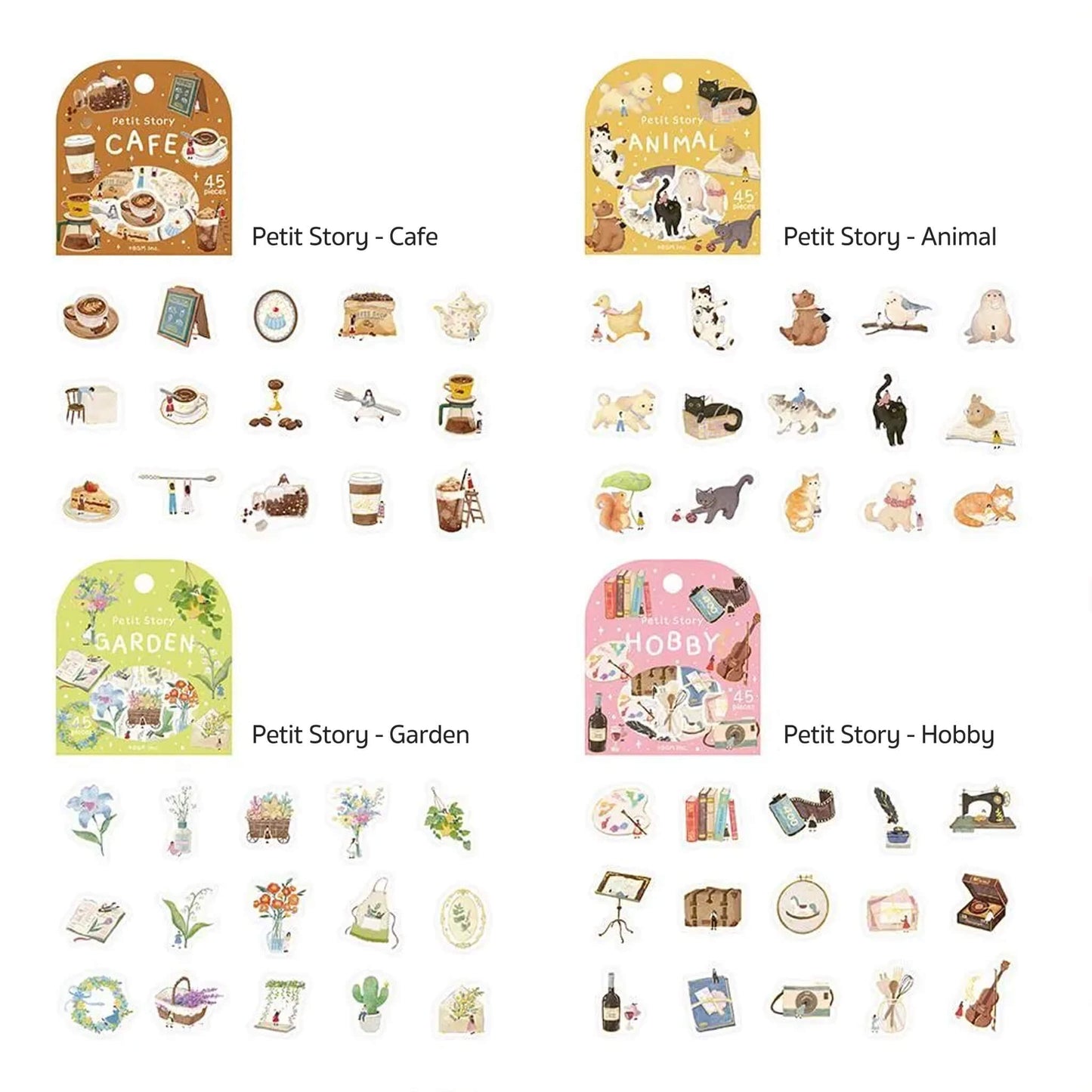 BGM Foil Flake Sticker Petit Story - Hobby - Flake Stickers