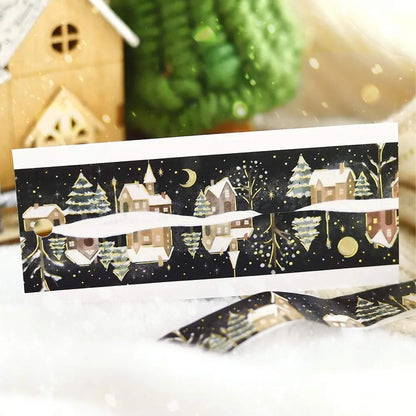 BGM Foil Washi Tape 2026 Winter Limited - A Snowy Night - Washi Tapes