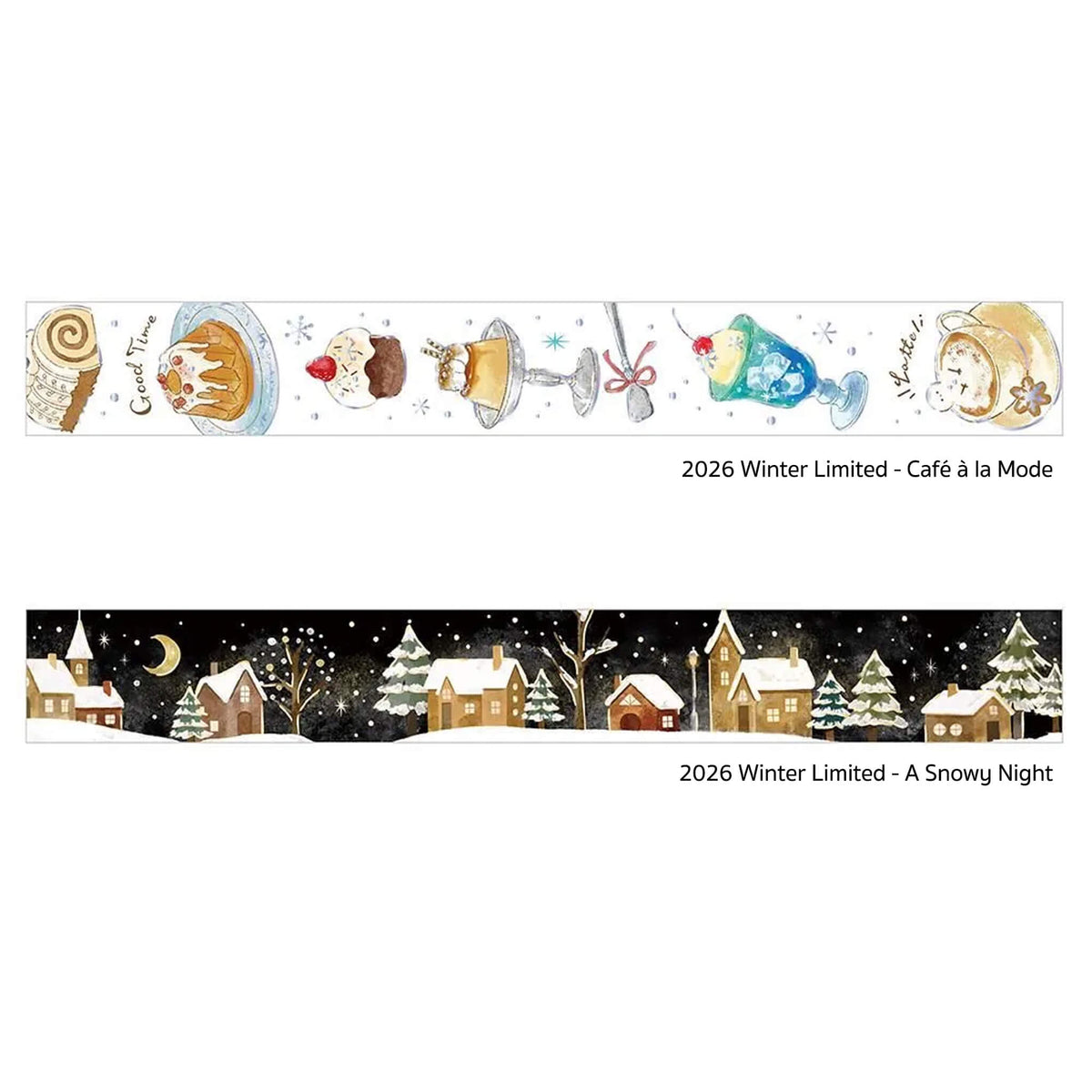 BGM Foil Washi Tape 2026 Winter Limited - Animals Getting Ready for Winter - Washi Tapes
