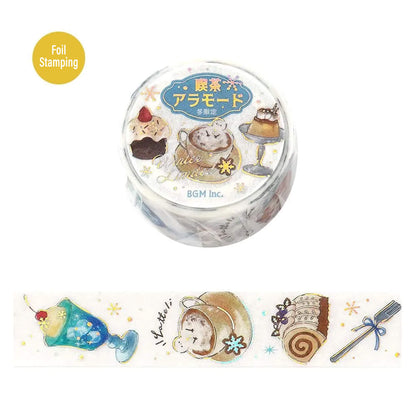 BGM Foil Washi Tape 2026 Winter Limited - Café à la Mode - Washi Tapes