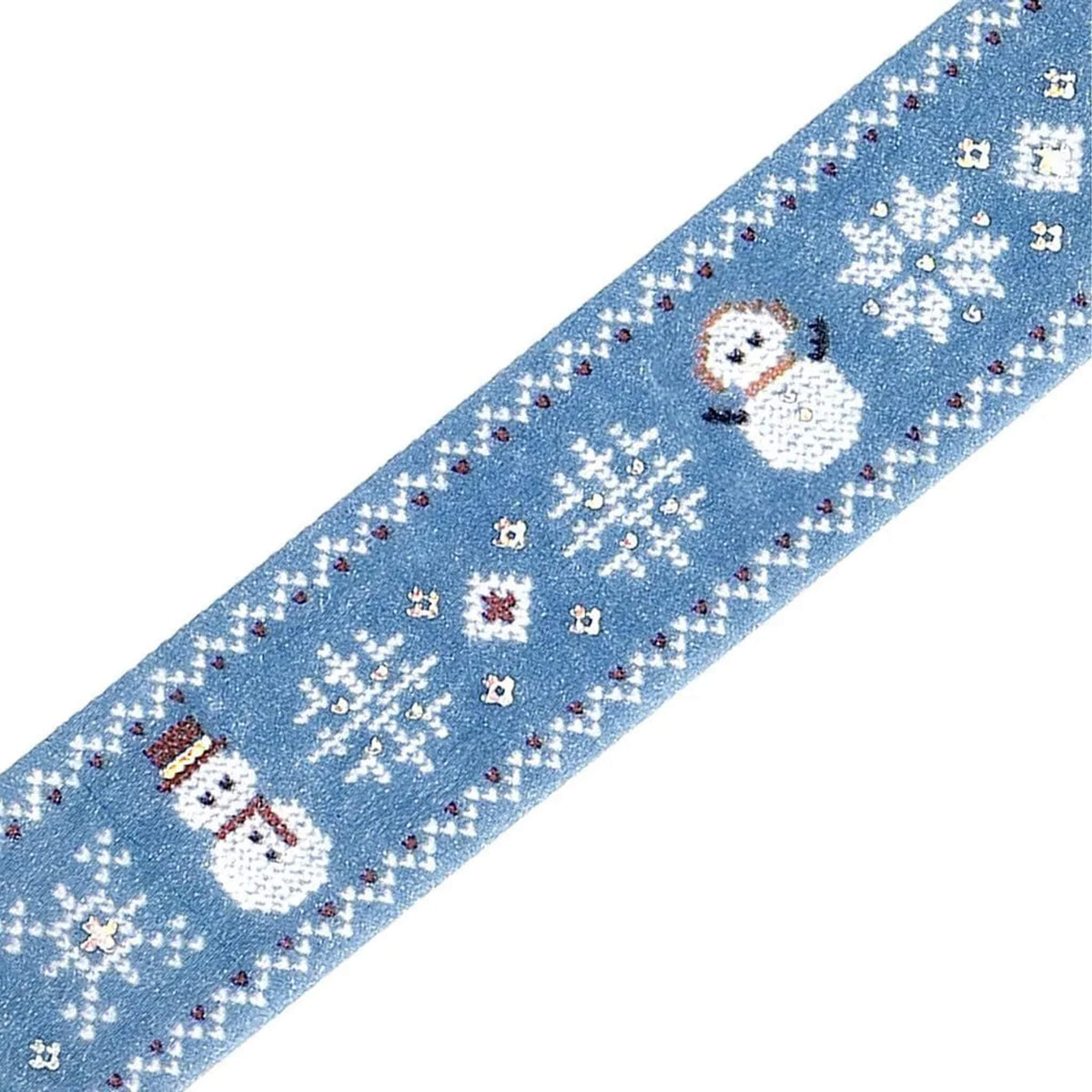 BGM Foil Washi Tape 2026 Winter Limited - Knitted Snowmen - Washi Tapes