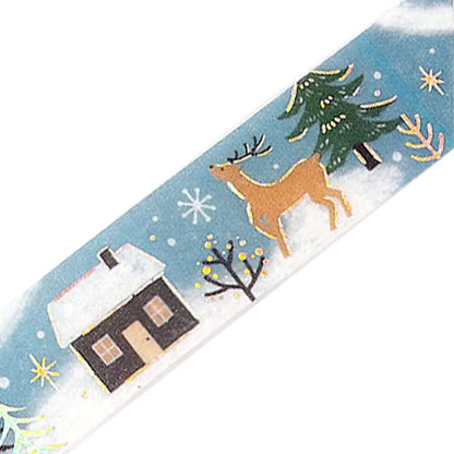 BGM Foil Washi Tape 2026 Winter Limited - Nordic Winter Scenery - Washi Tapes
