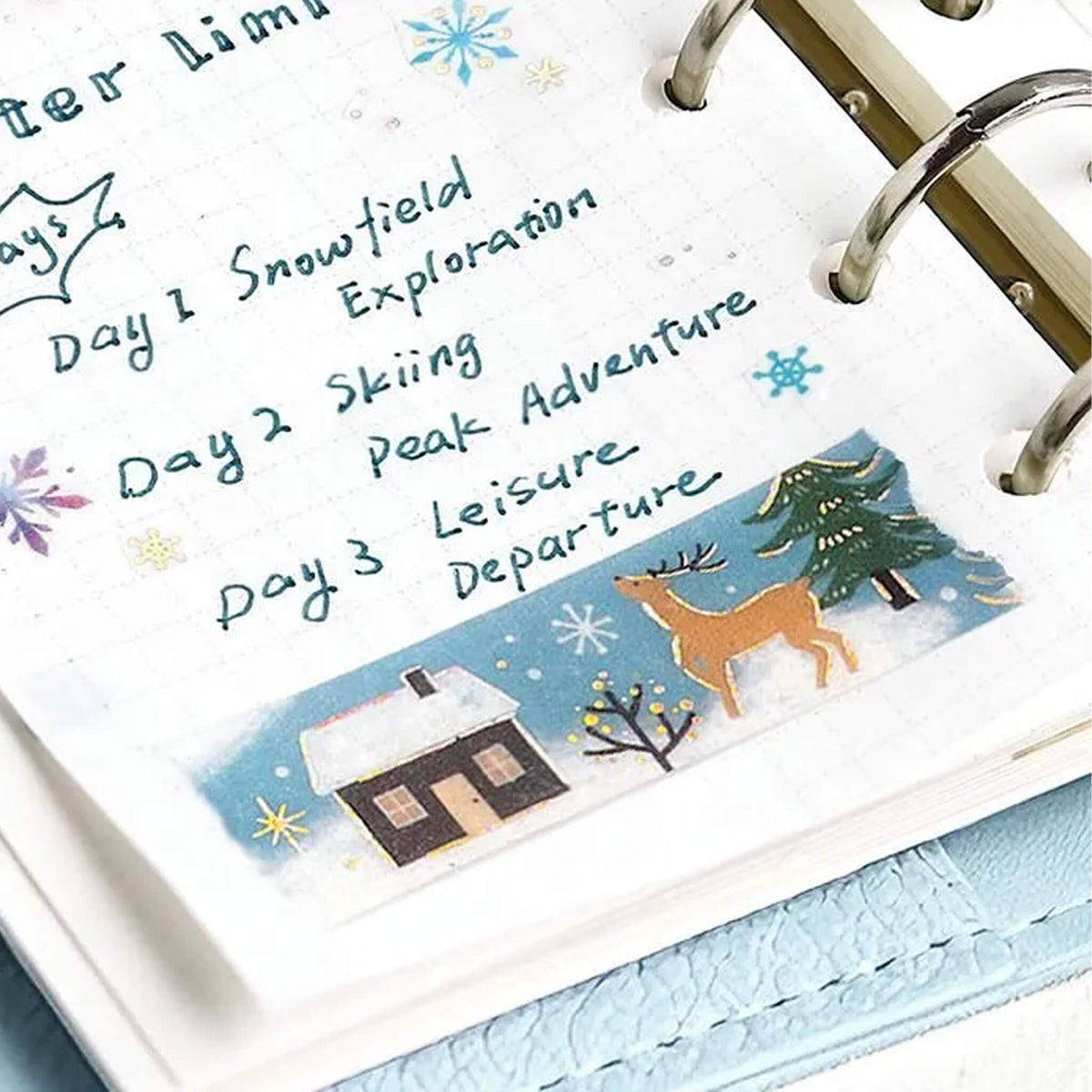BGM Foil Washi Tape 2026 Winter Limited - Nordic Winter Scenery - Washi Tapes