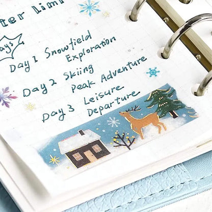 BGM Foil Washi Tape 2026 Winter Limited - Nordic Winter Scenery - Washi Tapes