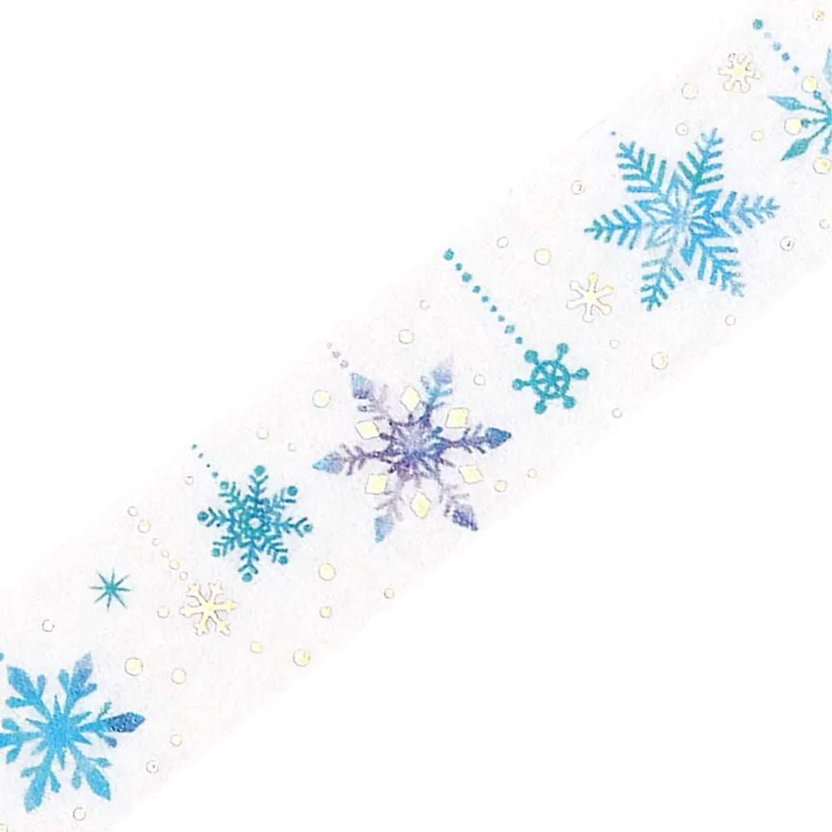BGM Foil Washi Tape 2026 Winter Limited - Snowflakes - Washi Tapes