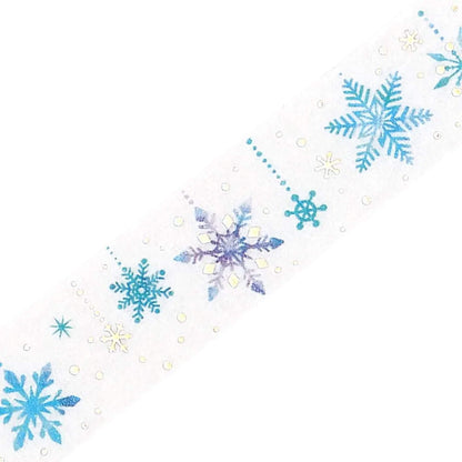 BGM Foil Washi Tape 2026 Winter Limited - Snowflakes - Washi Tapes