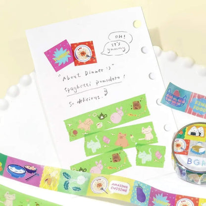 BGM Foil Washi Tape - Animal Carnival - Washi Tapes
