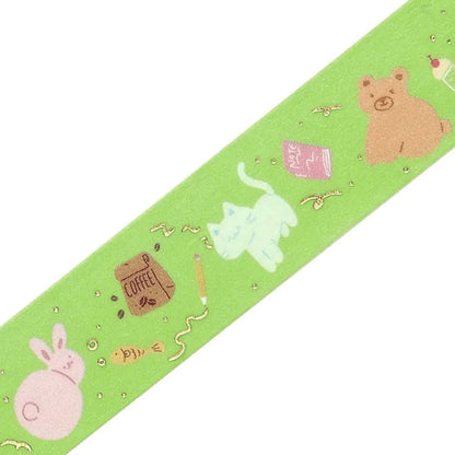 BGM Foil Washi Tape - Animal Carnival - Washi Tapes