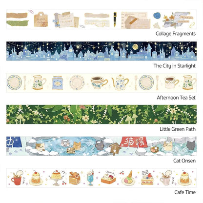 BGM Foil Washi Tape - Cafe Time - Washi Tapes