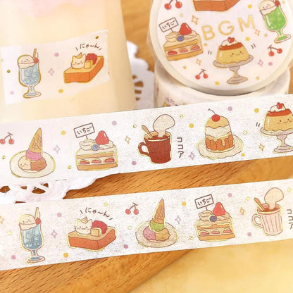BGM Foil Washi Tape - Cafe Time - Washi Tapes