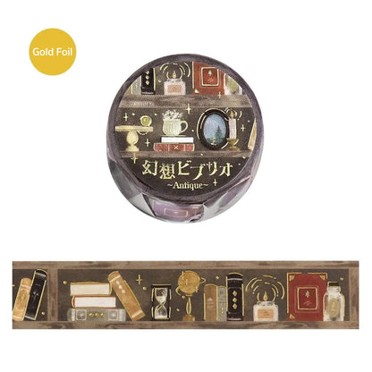 BGM Foil Washi Tape Fantasy Biblio - Antique - Washi Tapes