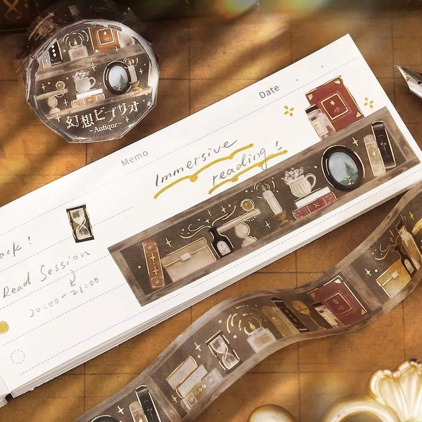 BGM Foil Washi Tape Fantasy Biblio - Antique - Washi Tapes