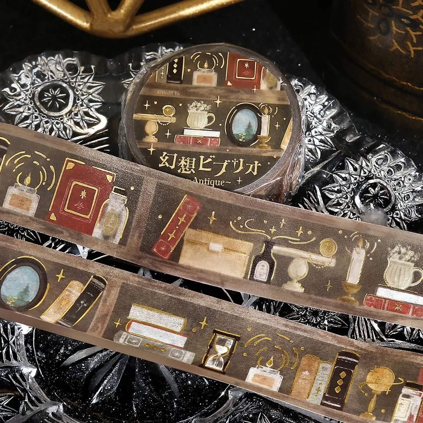 BGM Foil Washi Tape Fantasy Biblio - Antique - Washi Tapes