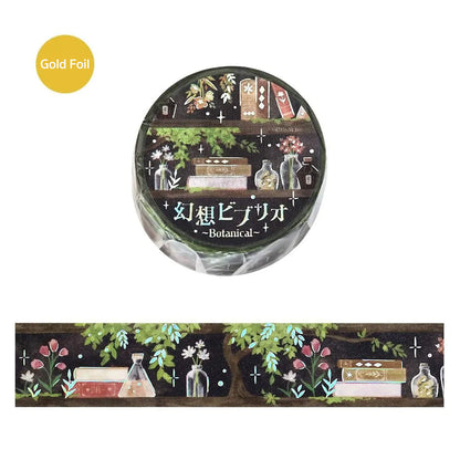 BGM Foil Washi Tape Fantasy Biblio - Botanical - Washi Tapes