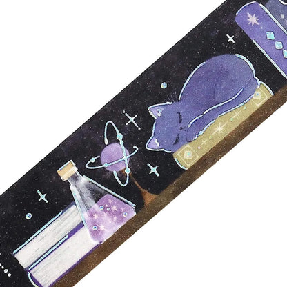 BGM Foil Washi Tape Fantasy Biblio - Cat - Washi Tapes