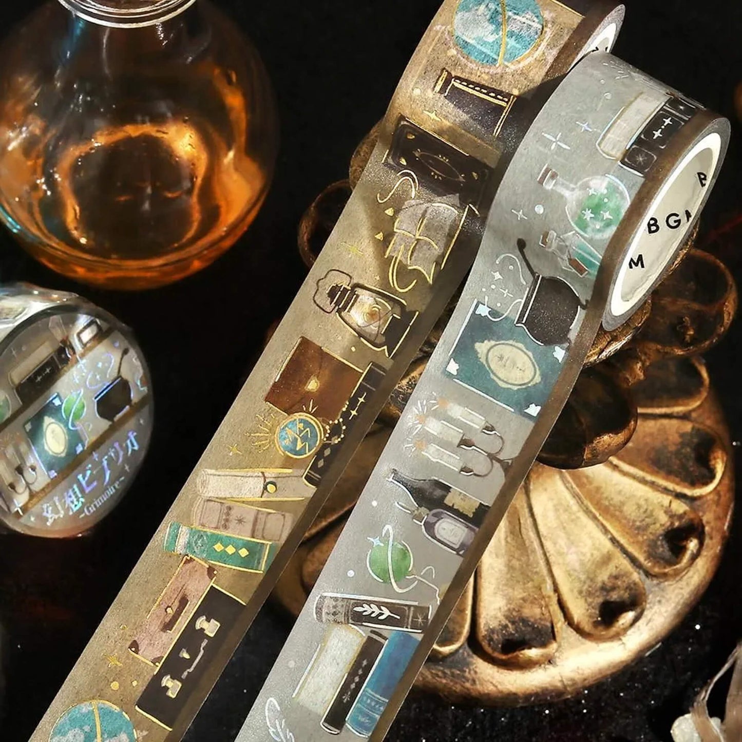 BGM Foil Washi Tape Fantasy Biblio - Travel - Washi Tapes