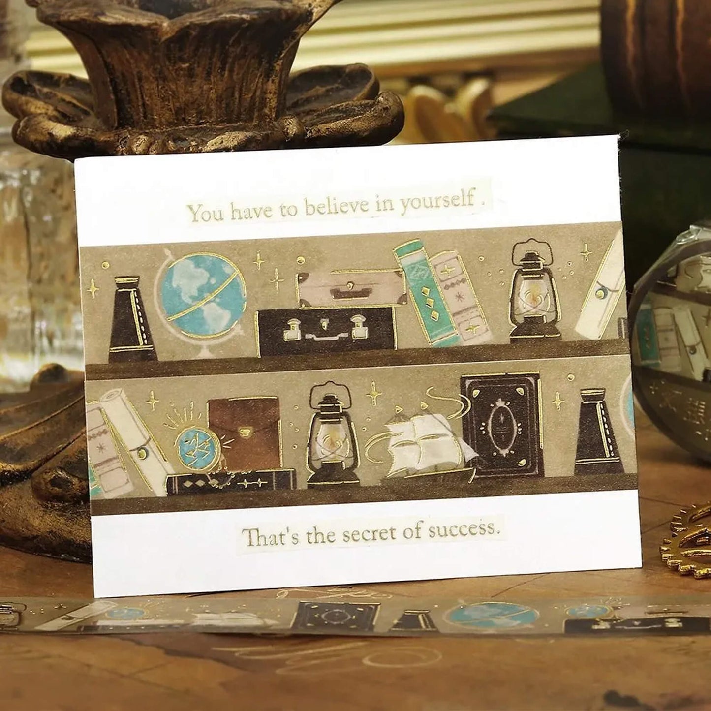 BGM Foil Washi Tape Fantasy Biblio - Travel - Washi Tapes