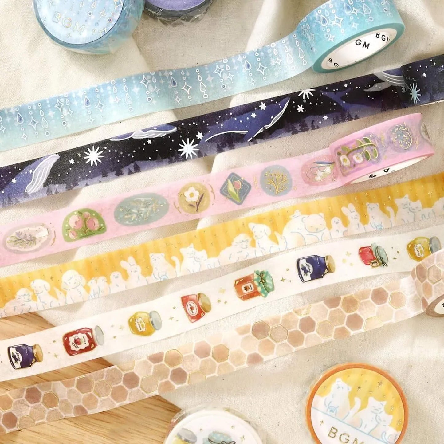 BGM Foil Washi Tape - Fruit Jam - Washi Tapes