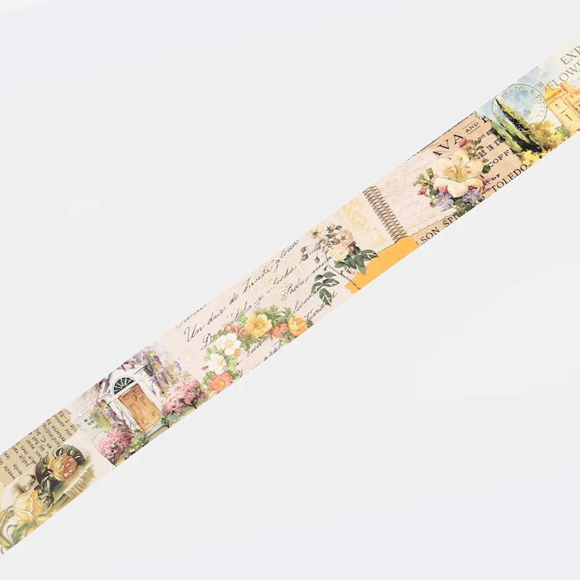 BGM Foil Washi Tape Invitation to Romance - Flower - Washi Tapes