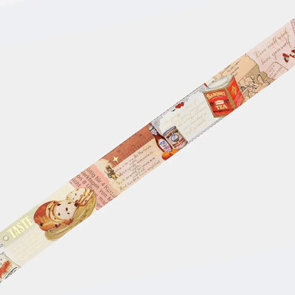 BGM Foil Washi Tape Invitation to Romance - Sweets - Washi Tapes