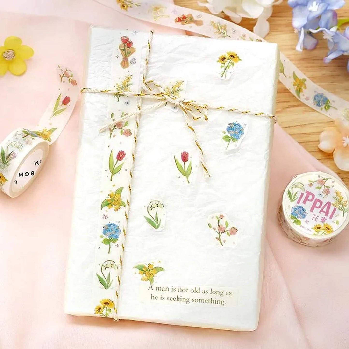 BGM Foil Washi Tape IPPAI - Bouquet - Washi Tapes