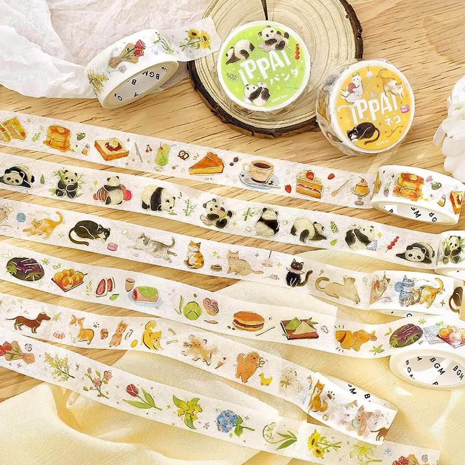 BGM Foil Washi Tape IPPAI - Café - Washi Tapes