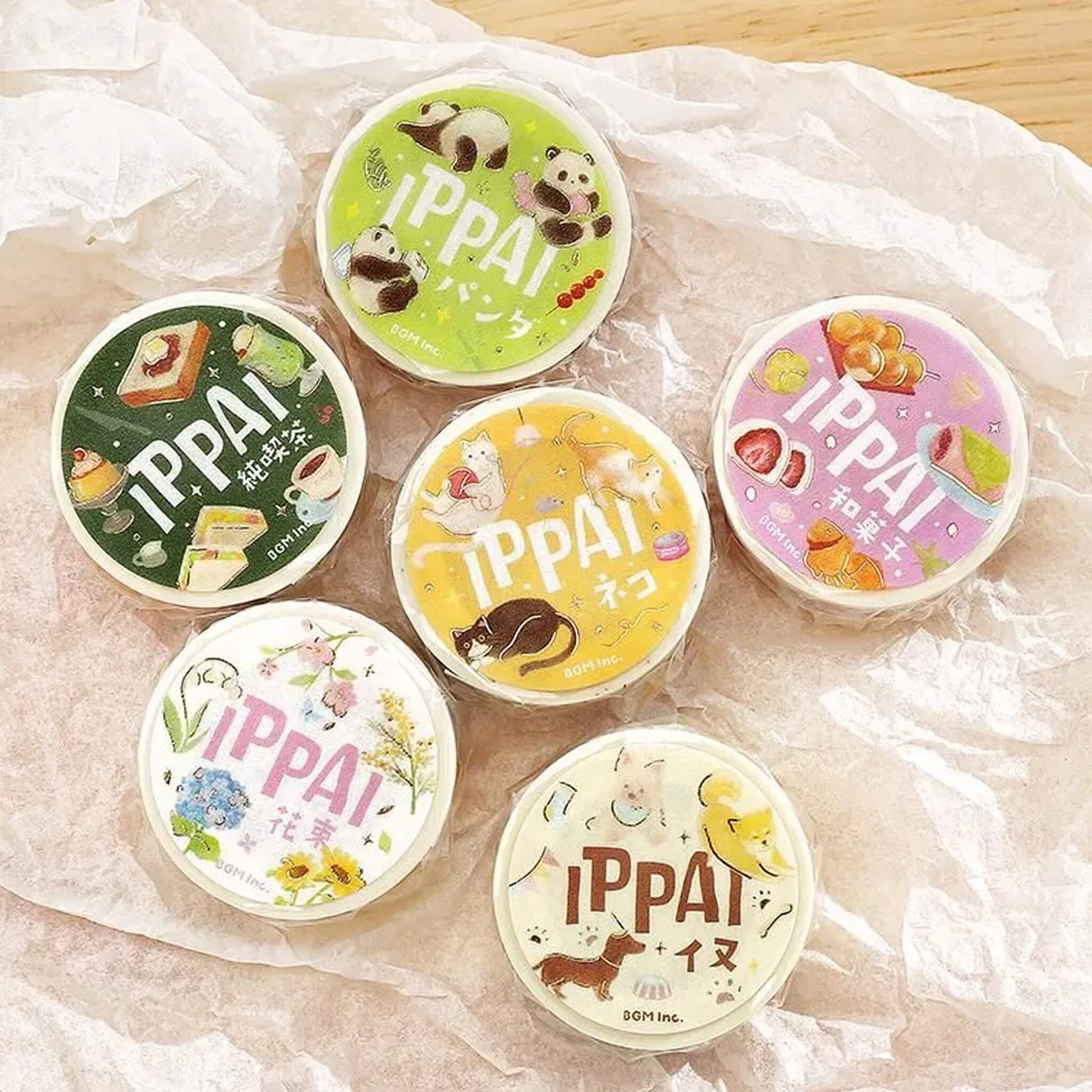 BGM Foil Washi Tape IPPAI - Wagashi - Washi Tapes