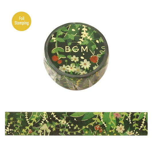 BGM Foil Washi Tape - Little Green Path - Washi Tapes