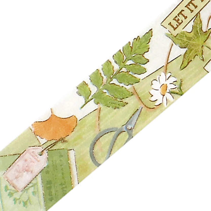 BGM Foil Washi Tape My Desk - Botanist - Washi Tapes