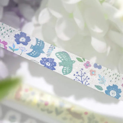 BGM Foil Washi Tape Nordic Forest - Birdsong - Washi Tapes