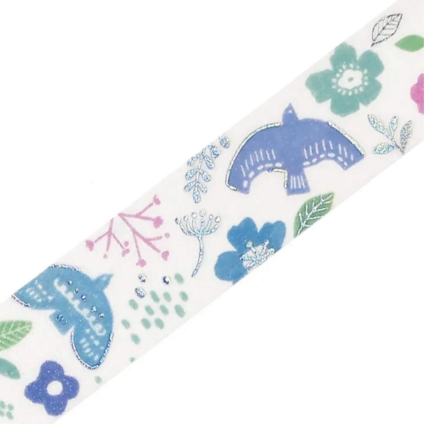 BGM Foil Washi Tape Nordic Forest - Birdsong - Washi Tapes