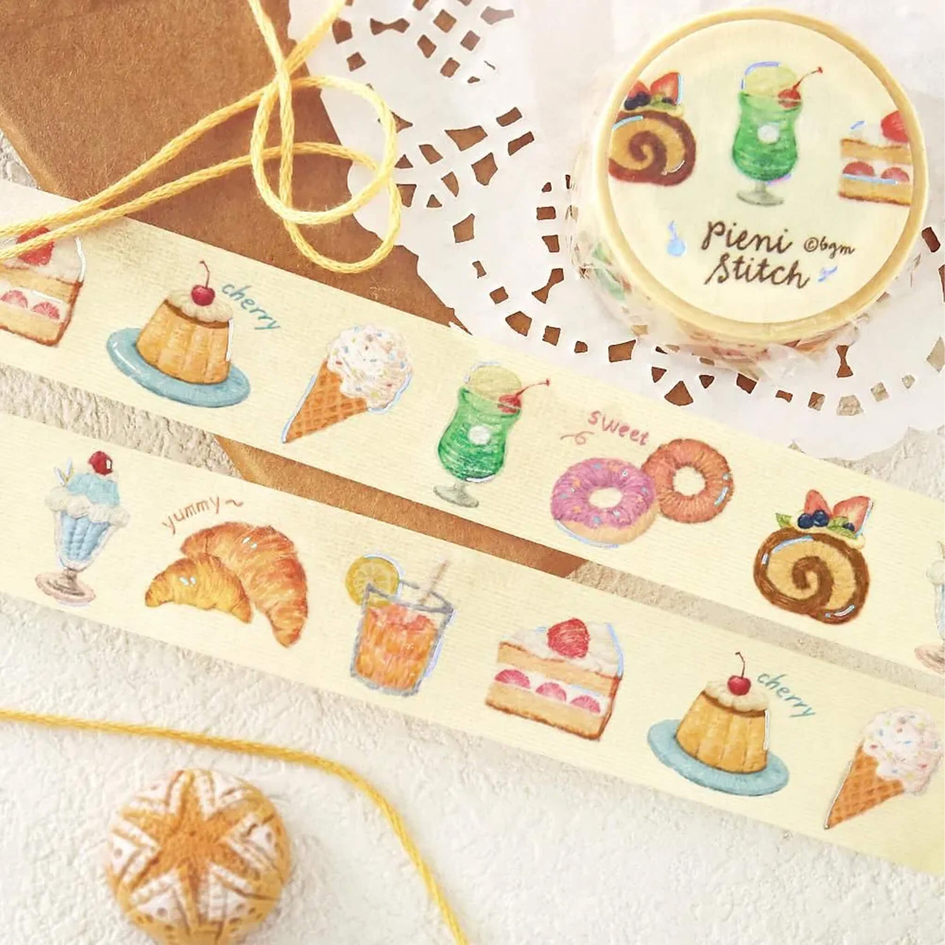 BGM Foil Washi Tape Pieni Stitch - Little Café - Washi Tapes