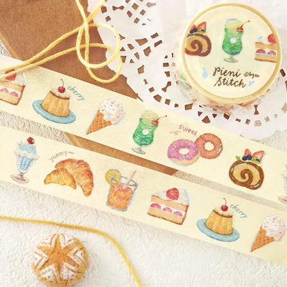 BGM Foil Washi Tape Pieni Stitch - Little Café - Washi Tapes
