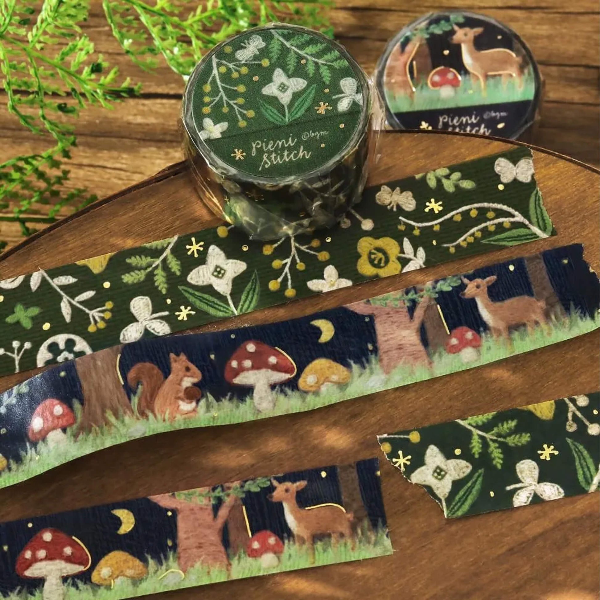 BGM Foil Washi Tape Pieni Stitch - Little Forest - Washi Tapes