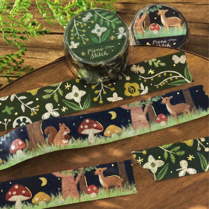 BGM Foil Washi Tape Pieni Stitch - Little Forest - Washi Tapes