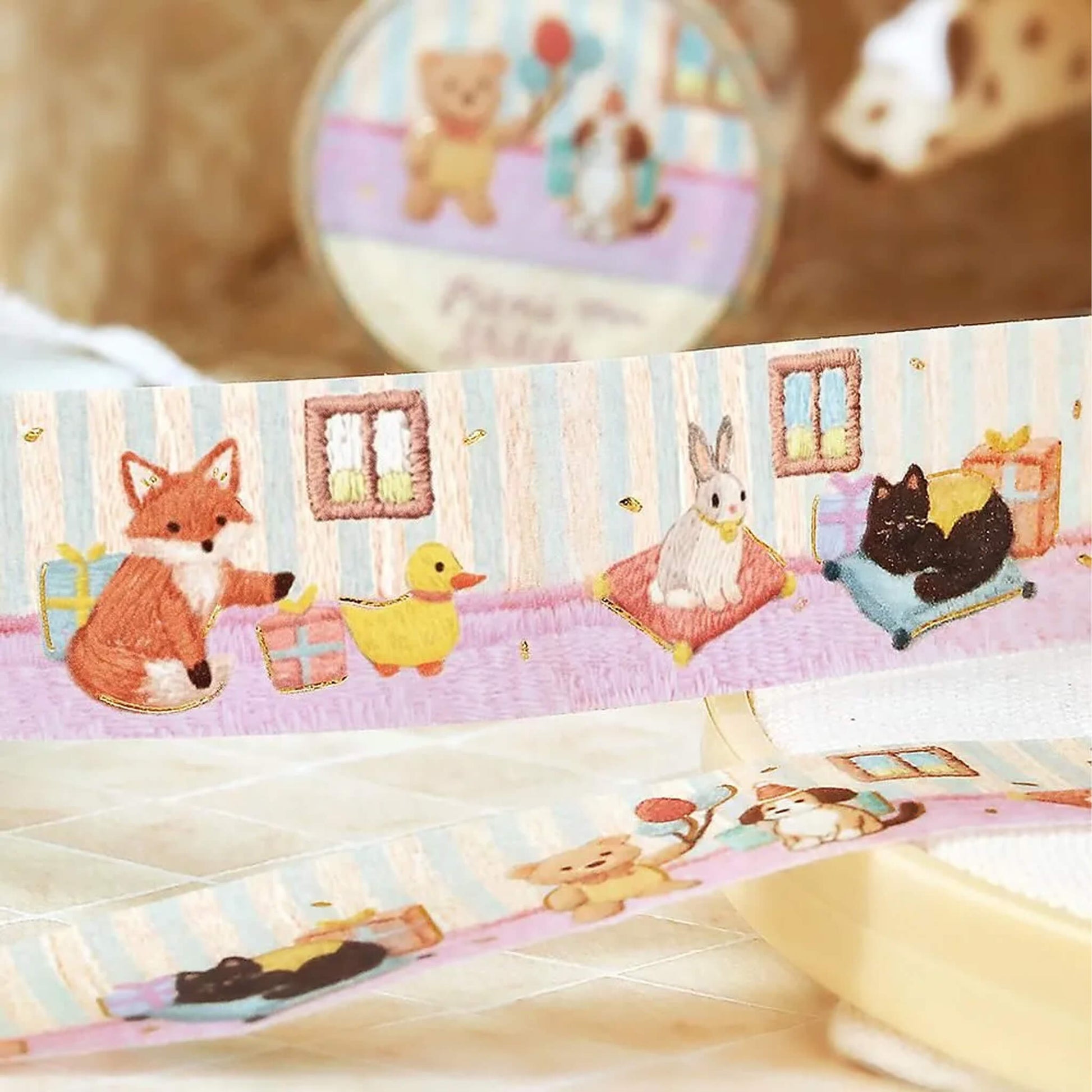 BGM Foil Washi Tape Pieni Stitch - Little Party - Washi Tapes