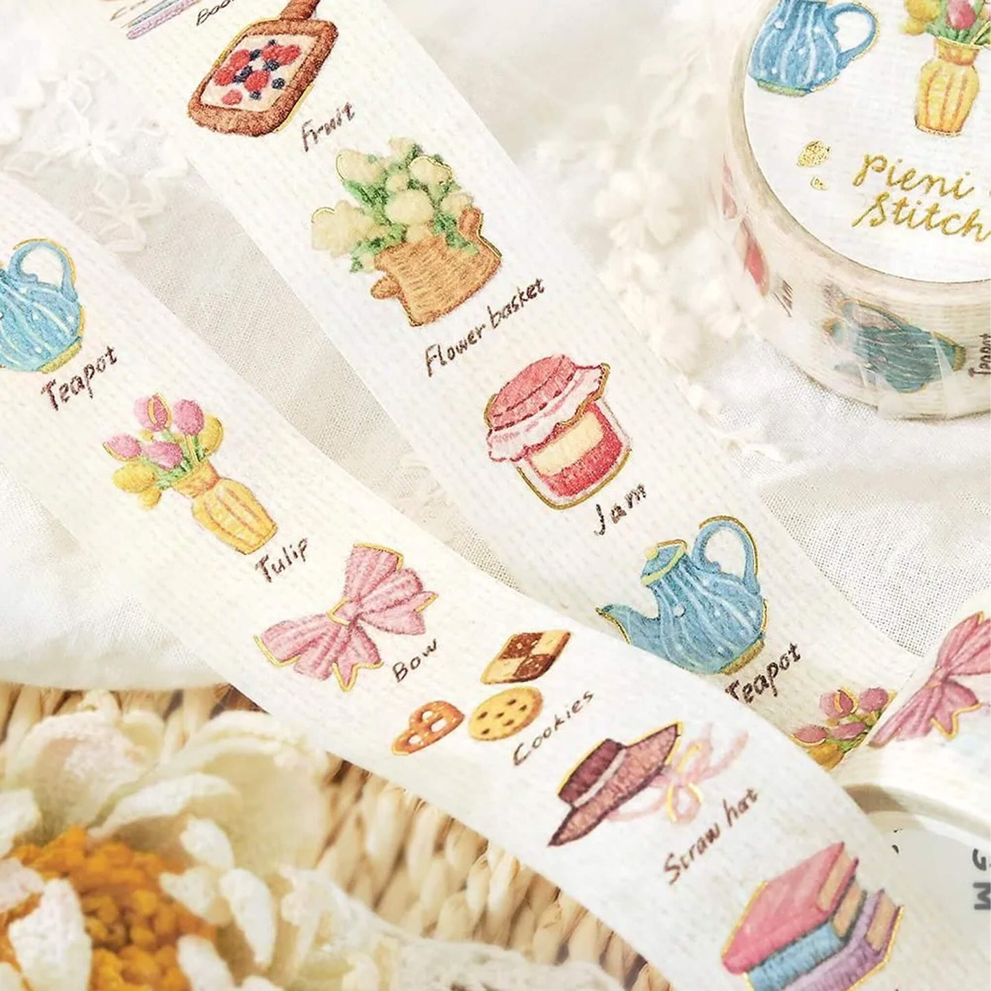 BGM Foil Washi Tape Pieni Stitch - Little Room - Washi Tapes