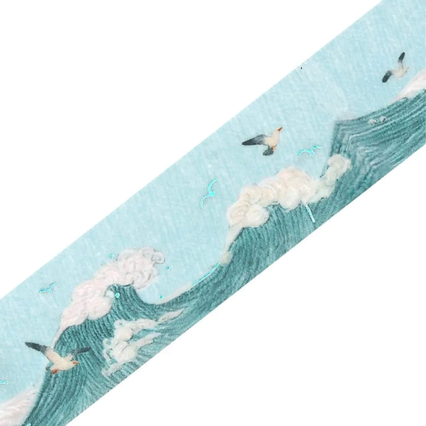 BGM Foil Washi Tape Pieni Stitch - Little Sea - Washi Tapes