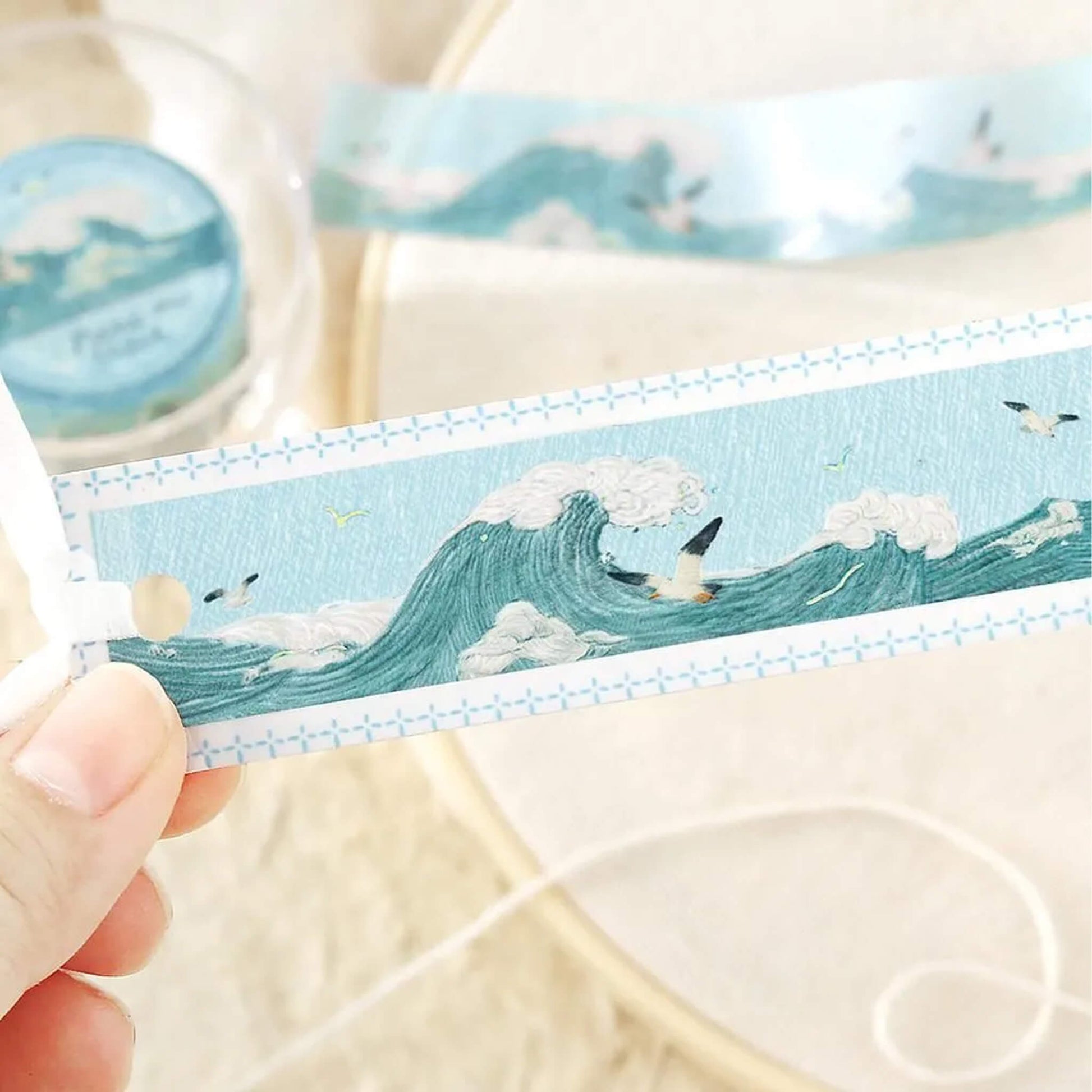 BGM Foil Washi Tape Pieni Stitch - Little Sea - Washi Tapes