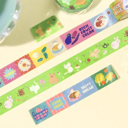 BGM Foil Washi Tape - Pop Food - Washi Tapes