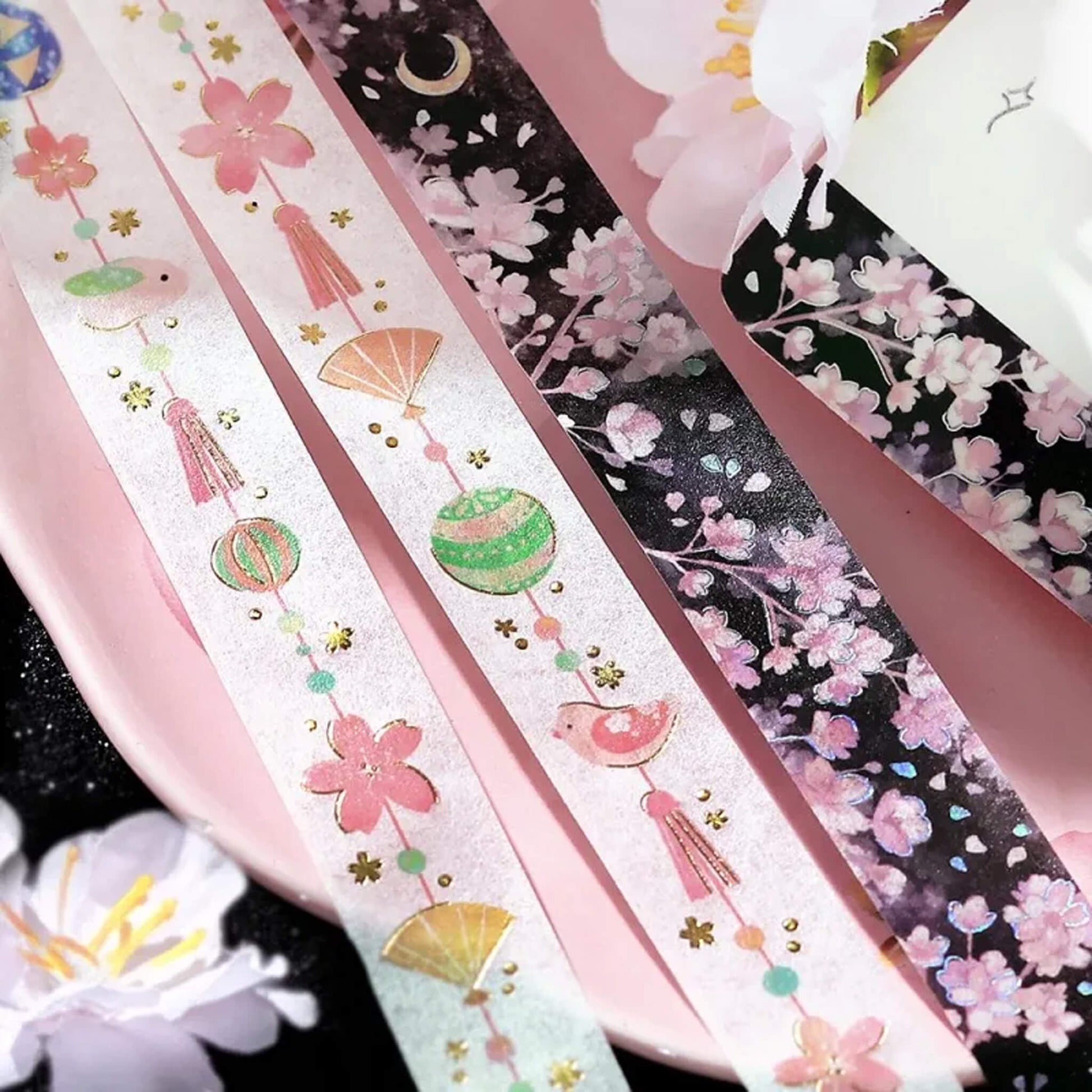 BGM Foil Washi Tape Sakura Limited Edition - Hanging Decoration - Washi Tapes