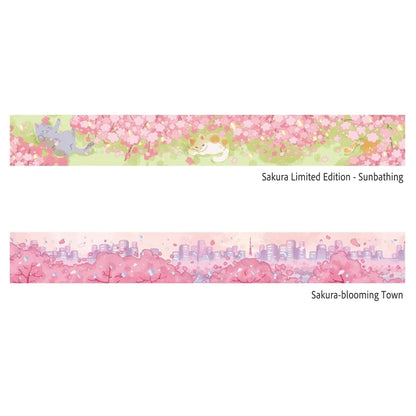 BGM Foil Washi Tape Sakura Limited Edition - Sakura - blooming Town - Washi Tapes