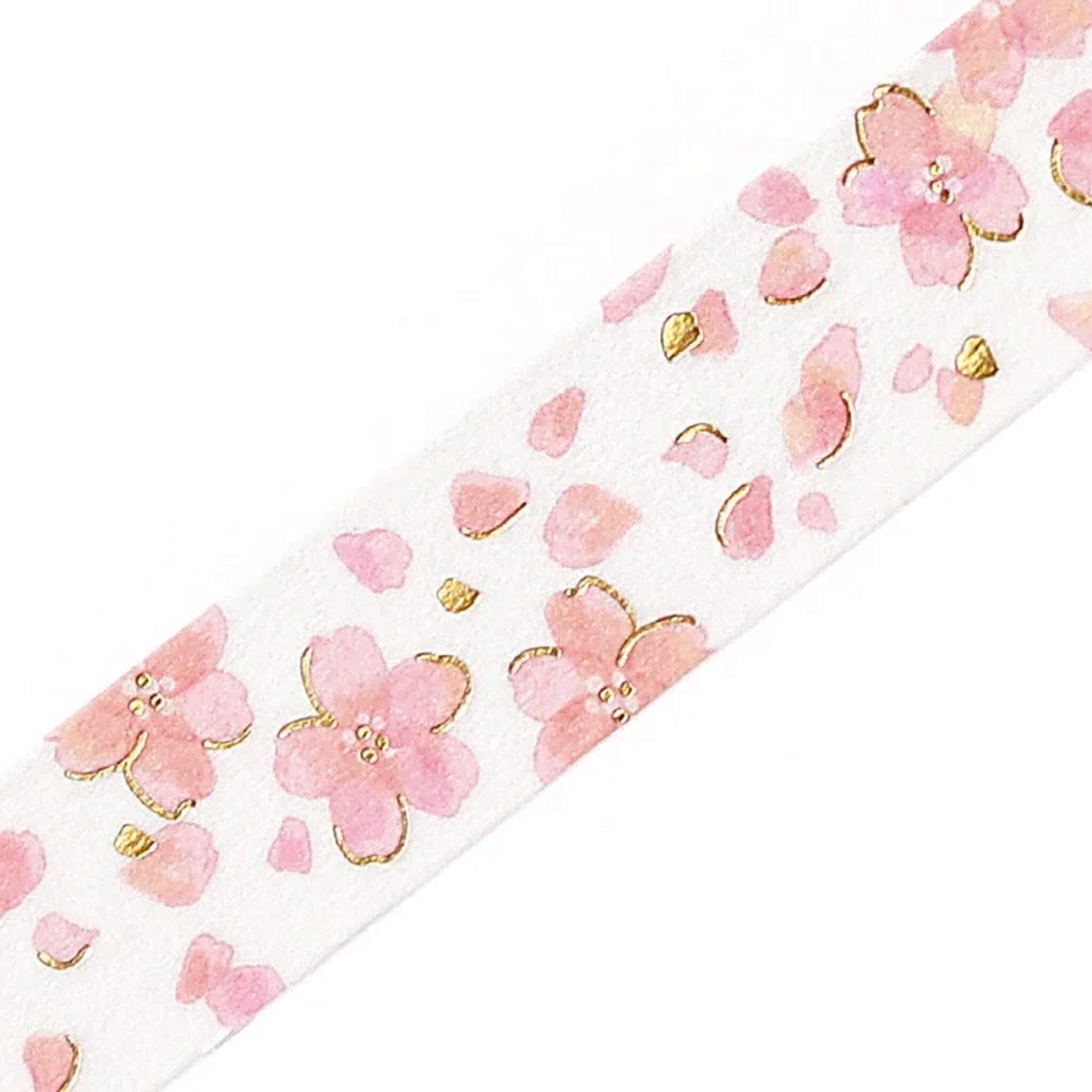 BGM Foil Washi Tape Sakura Limited Edition - Spilling Cherry Blossoms - Washi Tapes