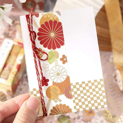 BGM Foil Washi Tape Set Kimono Colors Vol. 2 - Radiant Bloom - Washi Tapes