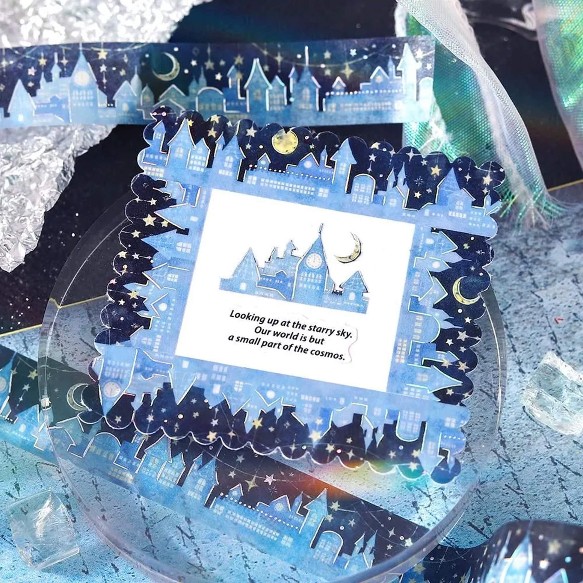 BGM Foil Washi Tape - The City in Starlight - Washi Tapes