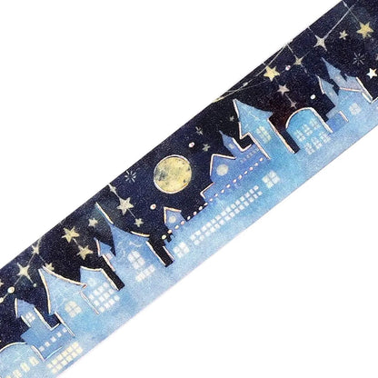 BGM Foil Washi Tape - The City in Starlight - Washi Tapes